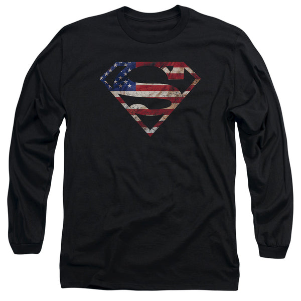 Superman - Super Patriot Adult Long Sleeve Shirt