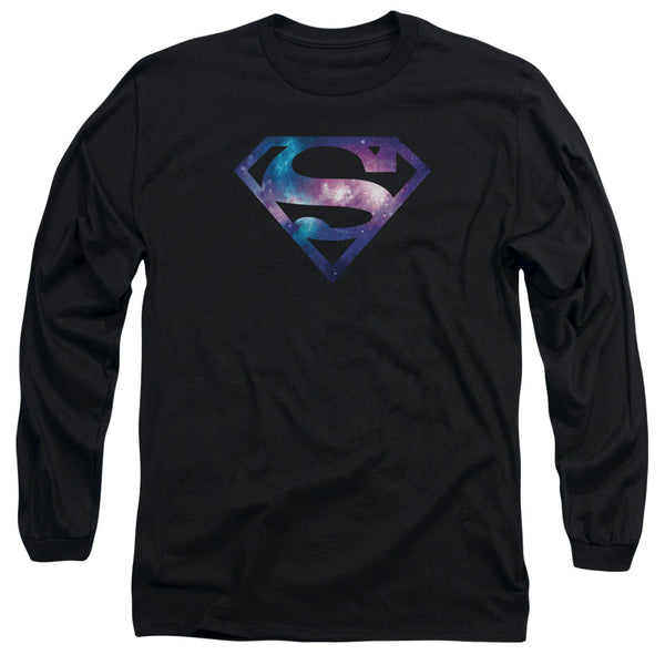 Superman - Galaxy Shield Adult Long Sleeve Shirt