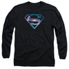 Superman - Galaxy 2 Shield Adult Long Sleeve Shirt