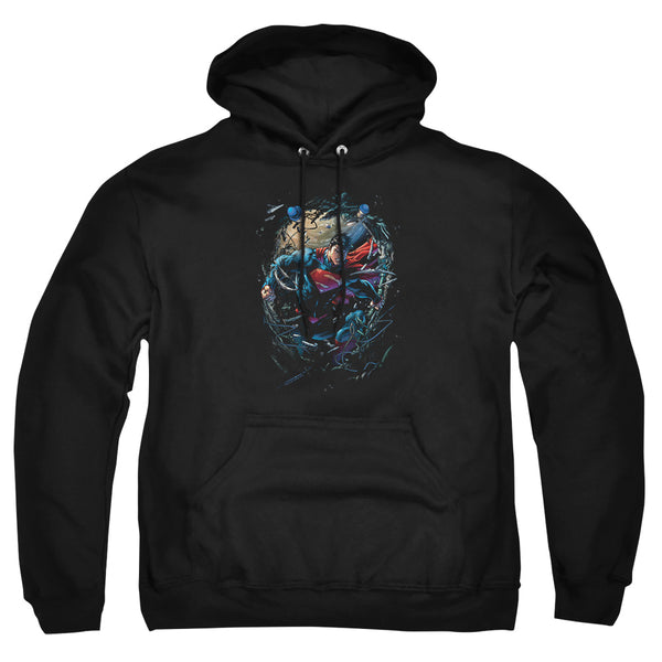 Superman - Breaking Space Adult Pull Over Hoodie