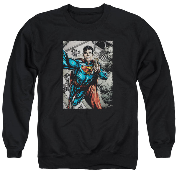 Superman - Super Selfie Adult Crewneck Sweatshirt