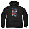 Superman - Torn Collage Adult Pull Over Hoodie