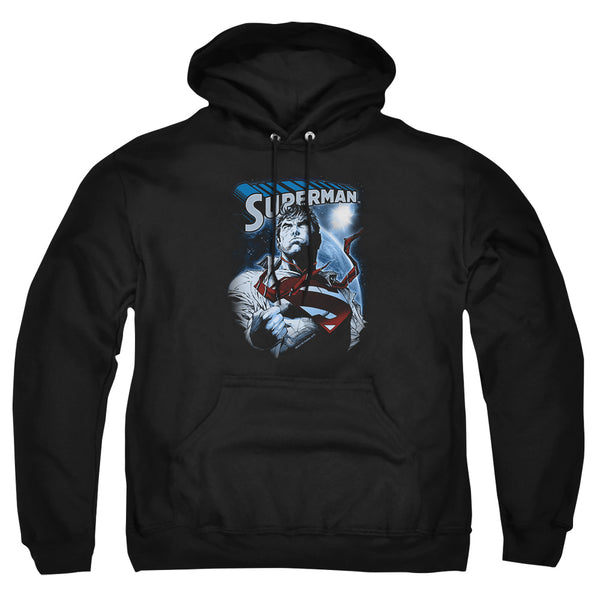 Superman - Protect Earth Adult Pull Over Hoodie
