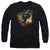 Superman - Blasting Through Adult Long Sleeve Shirt