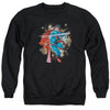 Superman - Rock Breaker Adult Crewneck Sweatshirt
