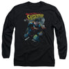 Superman - Through The Rubble Adult Long Sleeve Shirt