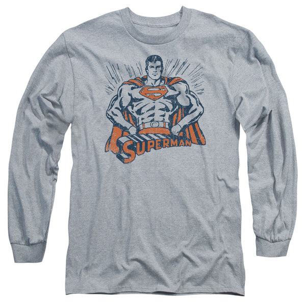 Superman - Vintage Stance Adult Long Sleeve Shirt