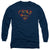Superman - Super Distressed Adult Long Sleeve Shirt