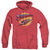 Superman - Fly By Adult Heather Hoodie
