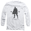 Superman - Paisley Sihouette Adult Long Sleeve Shirt