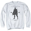 Superman - Paisley Sihouette Adult Crewneck Sweatshirt