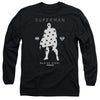 Superman - Star Silhouette Adult Long Sleeve Shirt