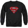 Superman - Elephant Rose Shield Adult Crewneck Sweatshirt