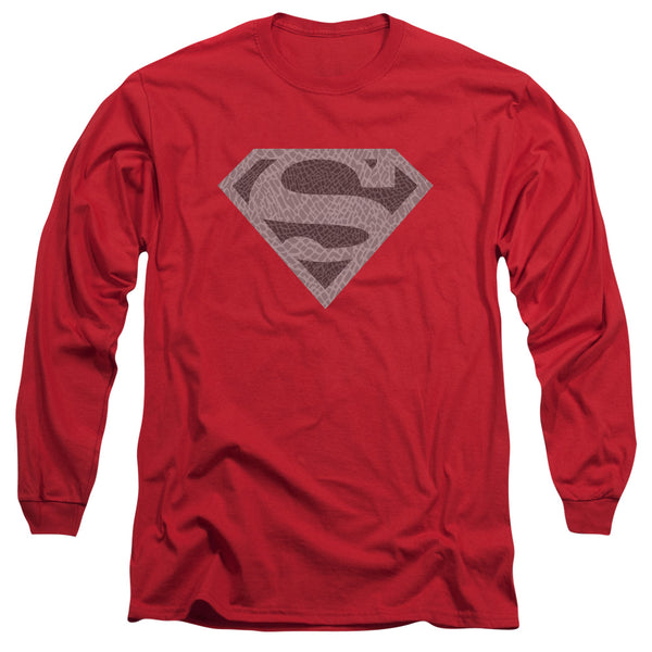 Superman - Elephant Shield Adult Long Sleeve Shirt