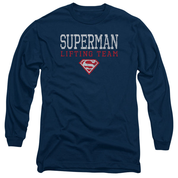 Superman - Lifting Team Adult Long Sleeve Shirt