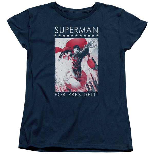 Superman - Superman For President Women's Short Sleeve