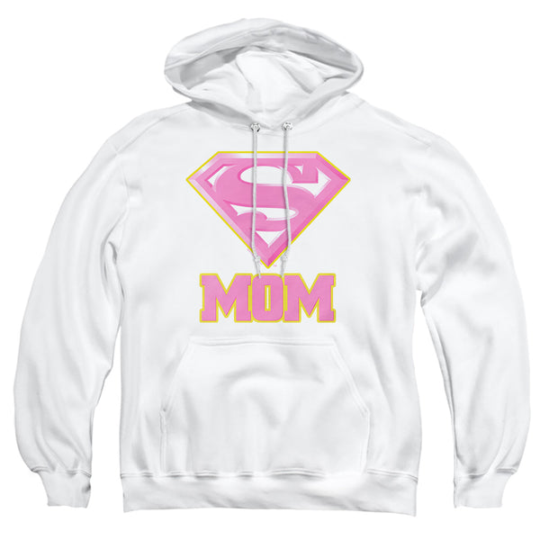 Superman - Super Mom Pink Adult Pull Over Hoodie