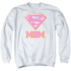 Superman - Super Mom Pink Adult Crewneck Sweatshirt