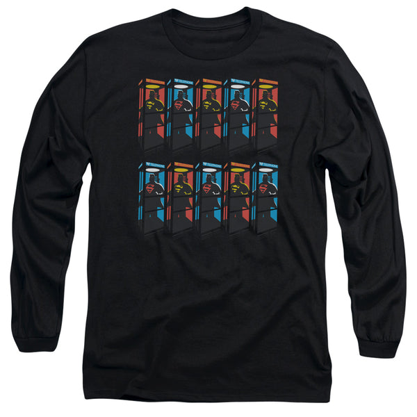 Superman - Super Booths Adult Long Sleeve Shirt