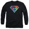 Superman - Superman Tie Dye Logo Adult Long Sleeve Shirt