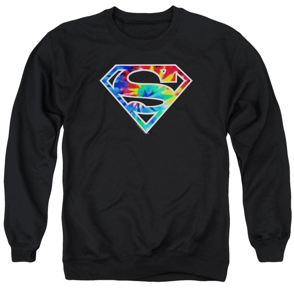 Superman - Superman Tie Dye Logo Adult Crewneck Sweatshirt