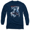 Superman - Honor And Protect Adult Long Sleeve Shirt
