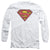 Superman - Airbrush Shield Adult Long Sleeve Shirt