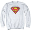 Superman - Airbrush Shield Adult Crewneck Sweatshirt