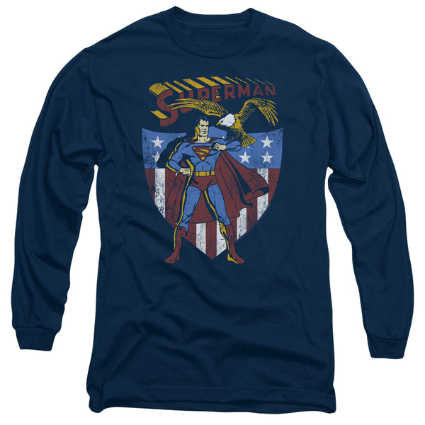 Superman - All American Adult Long Sleeve Shirt