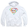 Superman - Spiral Tie Dye Logo Adult Pull Over Hoodie