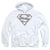 Superman - Rough Floral Logo Adult Pull Over Hoodie