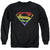 Superman - Rough Rainbow Logo Adult Crewneck Sweatshirt