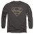 Superman - Rough Animal Logo Adult Long Sleeve Shirt