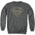 Superman - Rough Animal Logo Adult Crewneck Sweatshirt