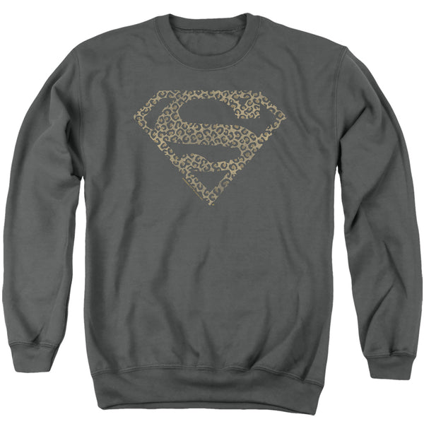 Superman - Rough Animal Logo Adult Crewneck Sweatshirt