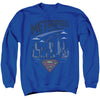 Superman - The City Of Sl Adult Crewneck Sweatshirt