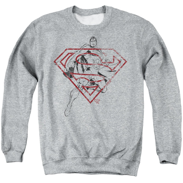 Superman Logo - Hope Adult Crewneck Sweatshirt