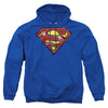 Superman - Superman Airbrush Logo Adult Pull Over Hoodie