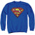 Superman - Superman Airbrush Logo Adult Crewneck Sweatshirt