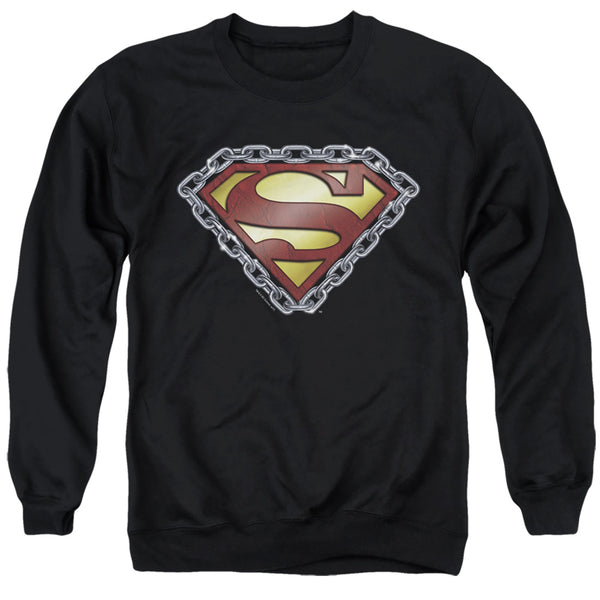 Superman - Chained Shield Adult Crewneck Sweatshirt