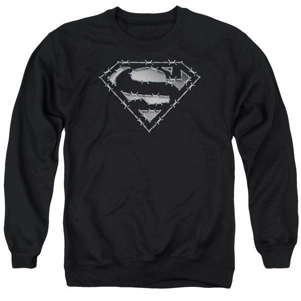 Superman - Barbed Wire Adult Crewneck Sweatshirt