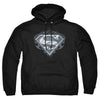 Superman - Biker Metal Adult Pull Over Hoodie