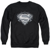 Superman - Biker Metal Adult Crewneck Sweatshirt
