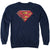 Superman - Rusted Shield Adult Crewneck Sweatshirt