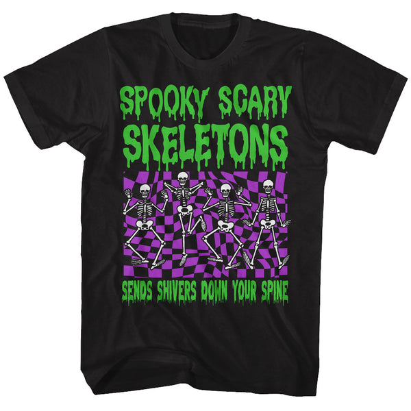 Checkers - Spooky Scary Skeletons T-Shirt