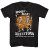 Bats and Graves- Spooky Scary Skeletons T-Shirt