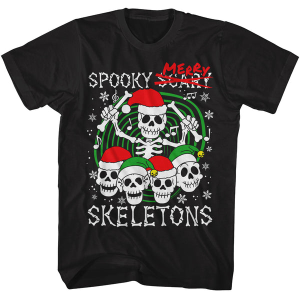 Merry Skeletons - Spooky Scary Skeletons T-Shirt
