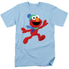 Sesame Street - Furry Friends Forever! Elmo'S Winter Run Adult Regular Fit Short Sleeve