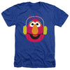 Sesame Street - Christmas Nutcracker Telly Monster Adult Regular Fit Heather Short Sleeve