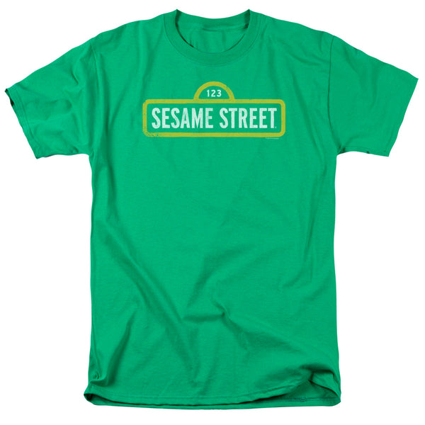 Sesame Street - Rough Logo Adult Regular Fit Short Sleeve